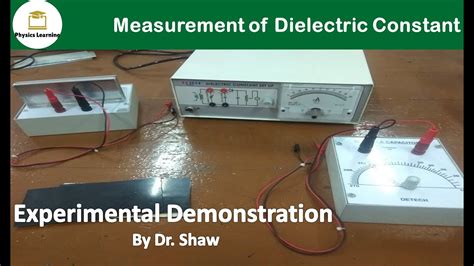 We predict analytically the <b>dielectric</b> decrement which depends on the ionic strength in a complex way. . Dielectric constant experiment pdf